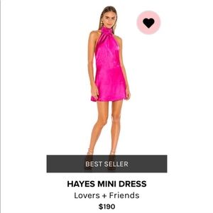 Lovers + Friends ‘Hayes’ mini dress, Size Medium